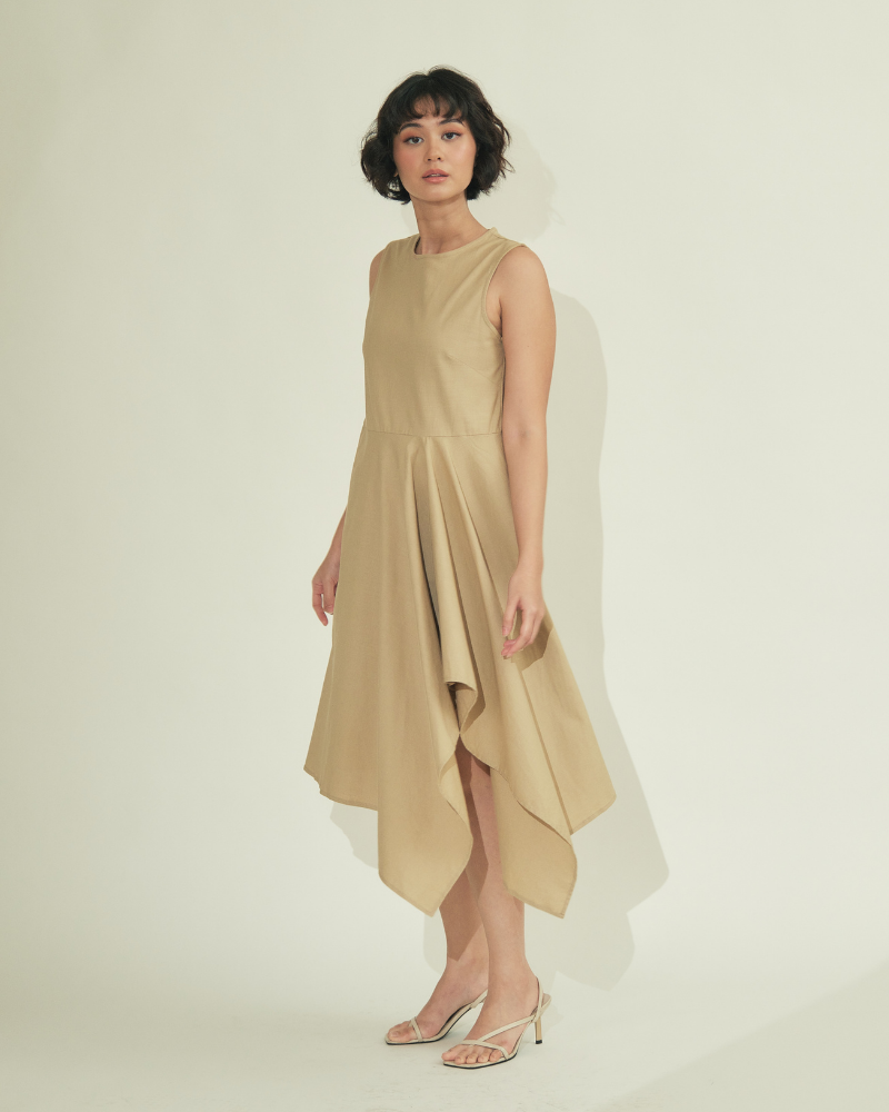 Noemi Asymmetric Hem Short Dress
