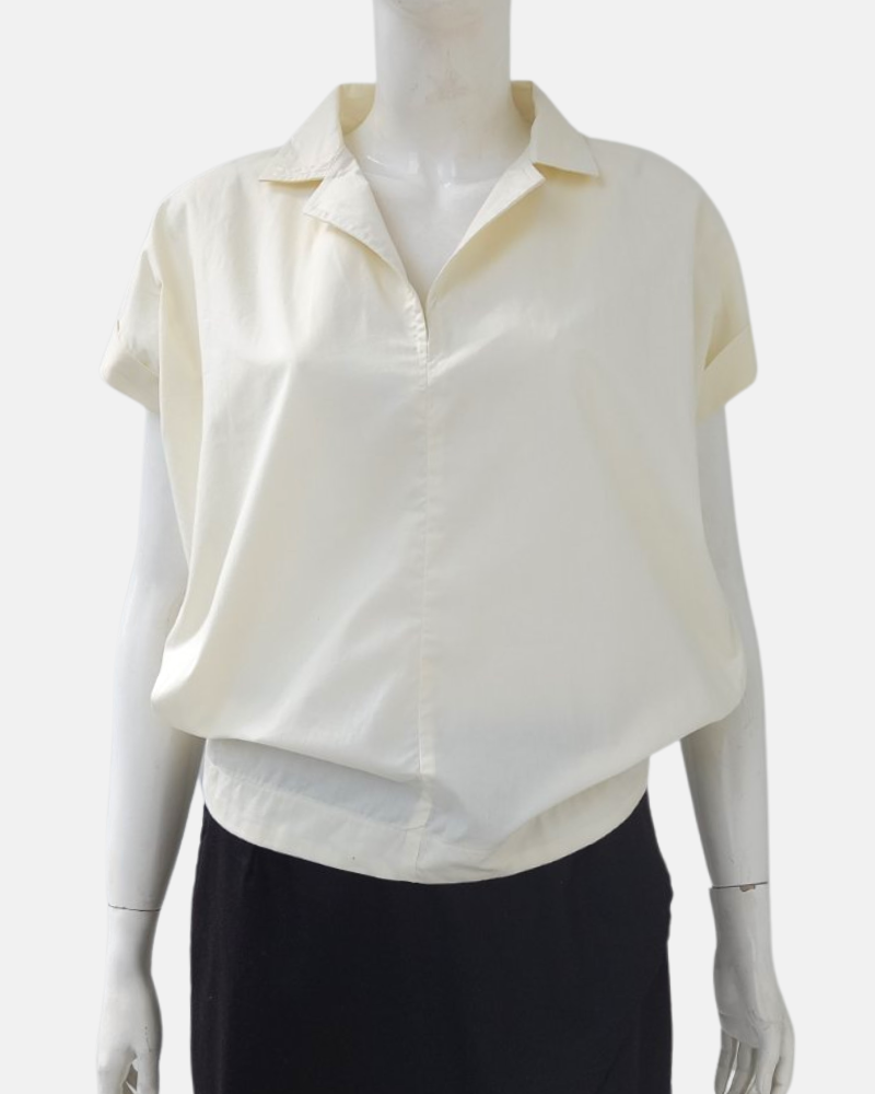 Blair Collared Neckline Cotton Top