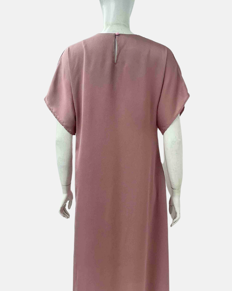 Dalia Loose Side Pockets Midi Dress