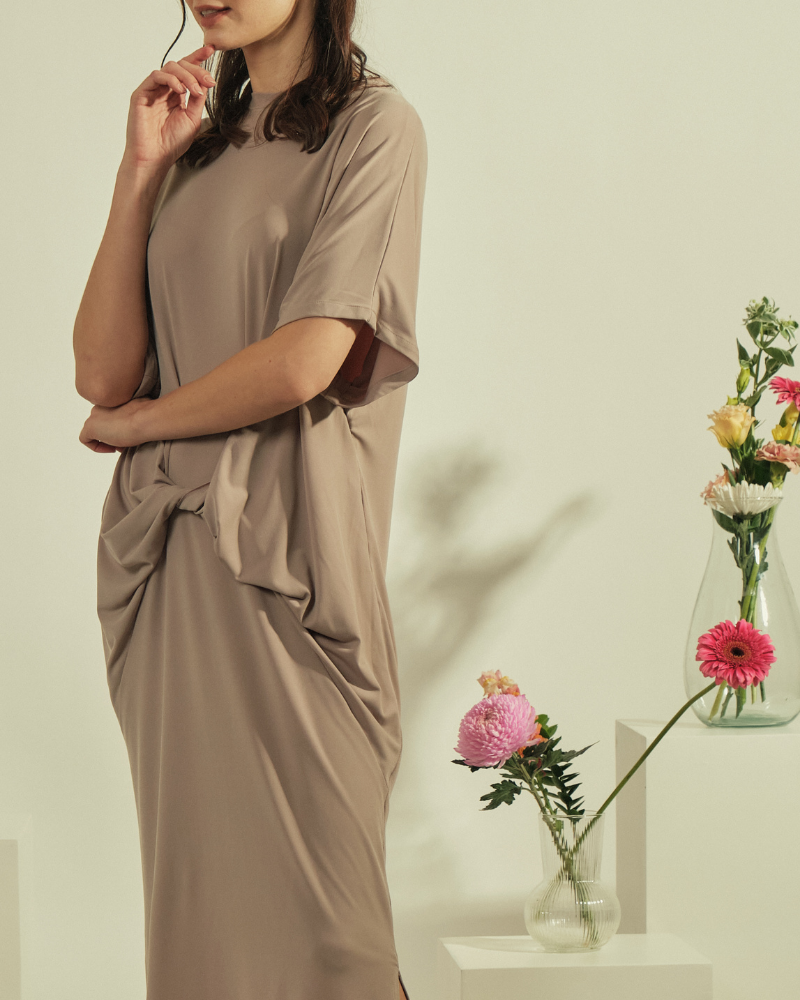 Dylan Twist Front Midi Dress