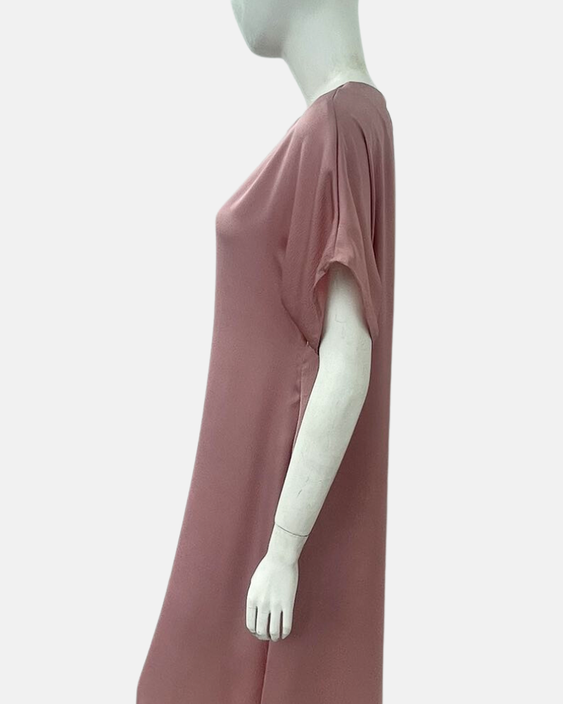 Dalia Loose Side Pockets Midi Dress