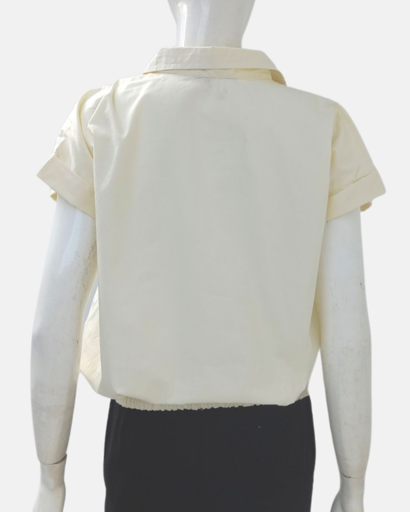 Blair Collared Neckline Cotton Top