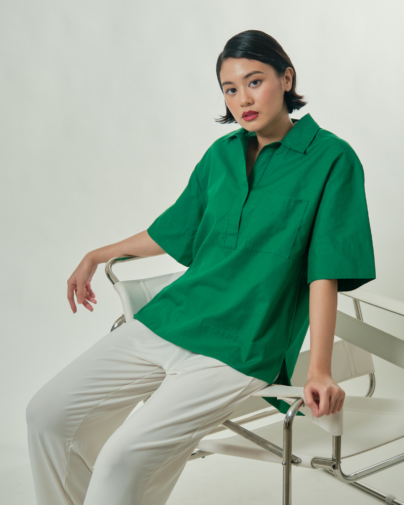 Yuna Collared Neckline Top