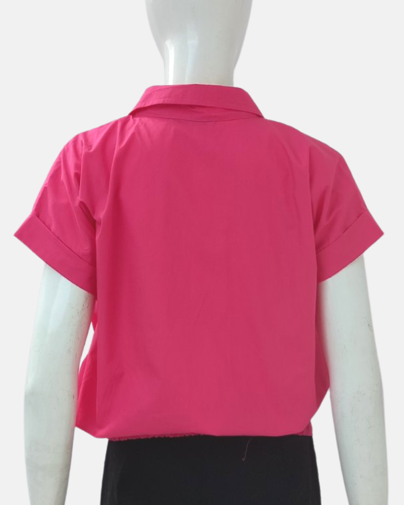Blair Collared Neckline Cotton Top