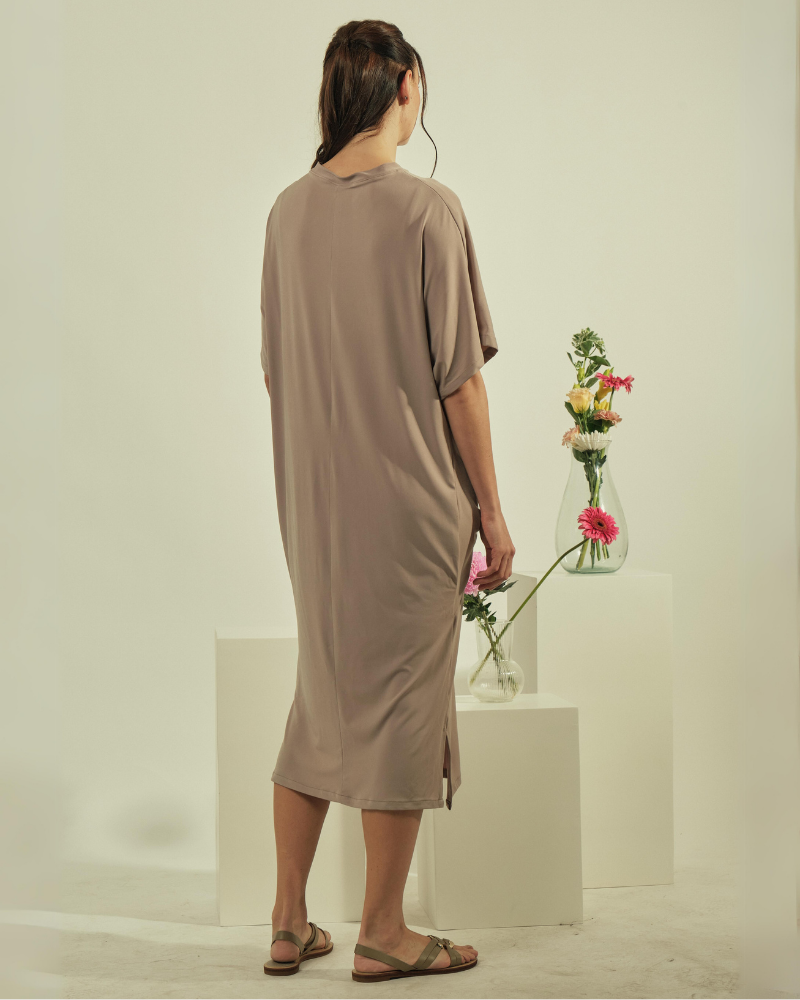 Dylan Twist Front Midi Dress