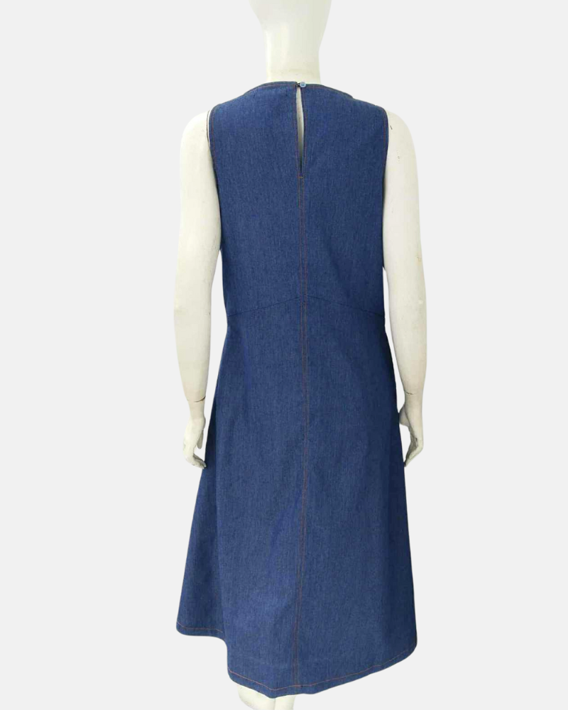 Calypso Denim Midi Dress