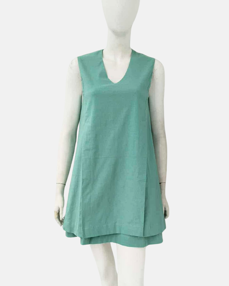 Elowen V-Neck Short Dress