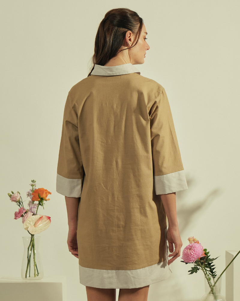 Dominique Two-toned Tunic Dress