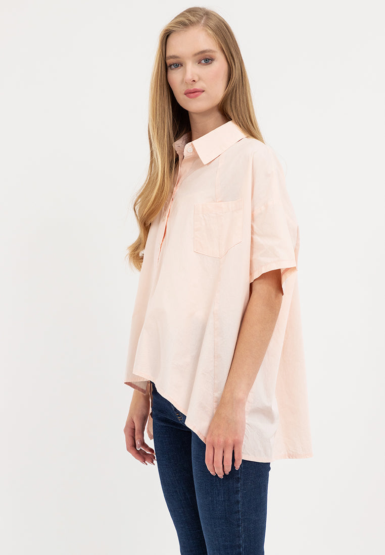 Dionne Short Sleeved Cotton Top