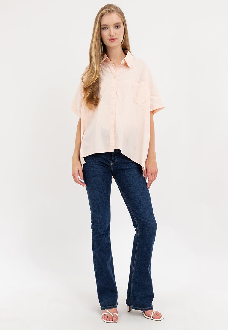 Dionne Short Sleeved Cotton Top