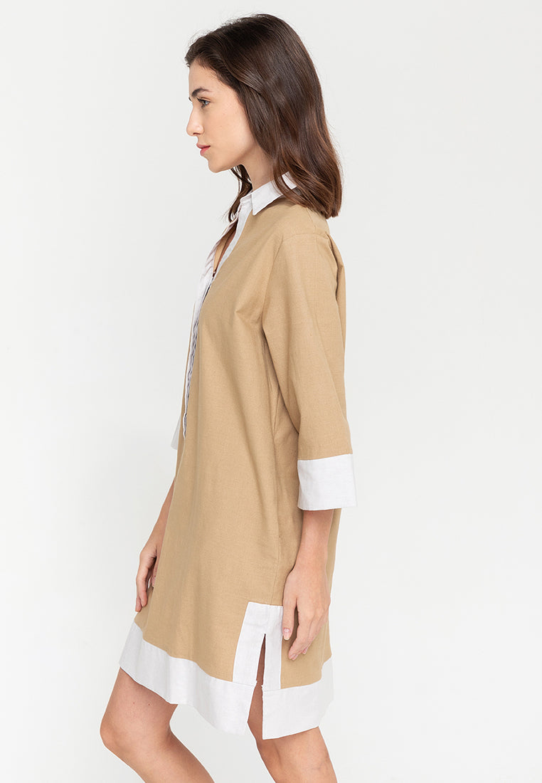 Dominique Two-toned Tunic Dress