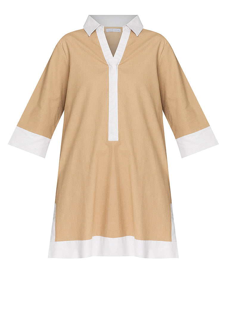 Dominique Two-toned Tunic Dress