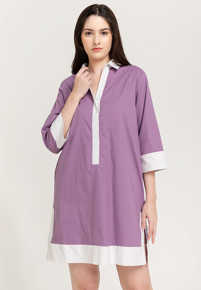 Dominique Two-toned Tunic Dress