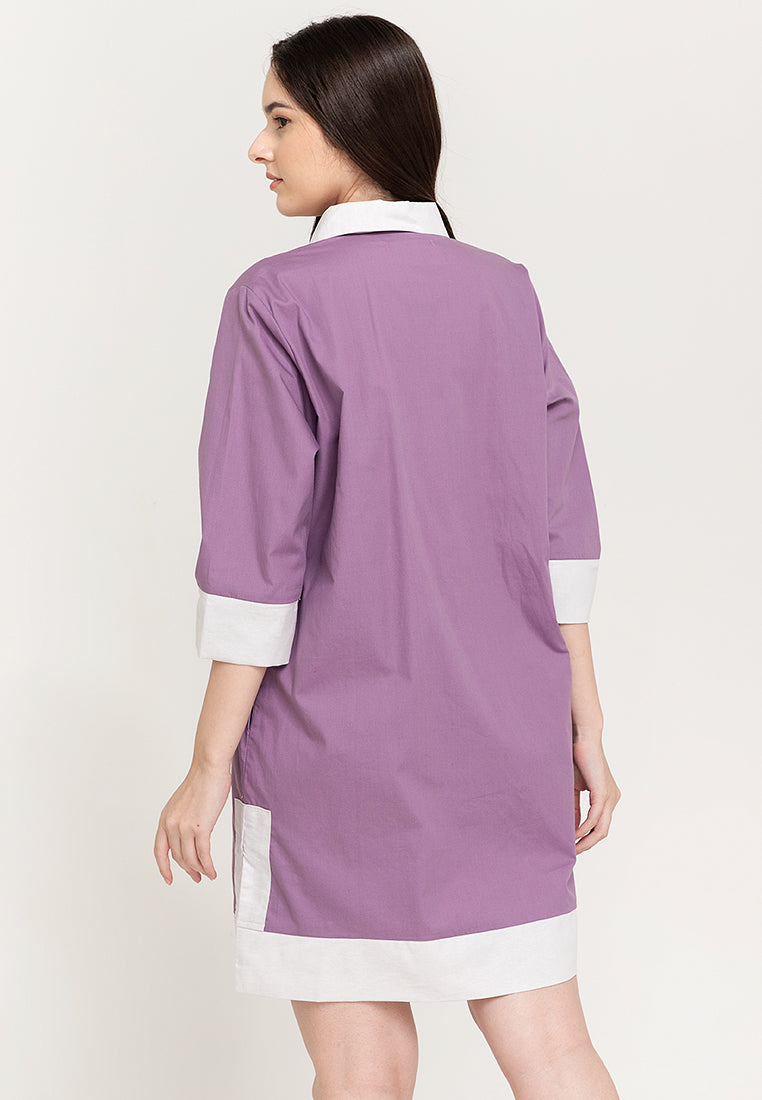 Dominique Two-toned Tunic Dress