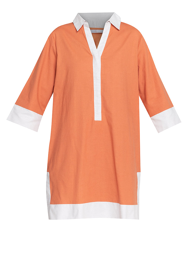 Dominique Two-toned Tunic Dress