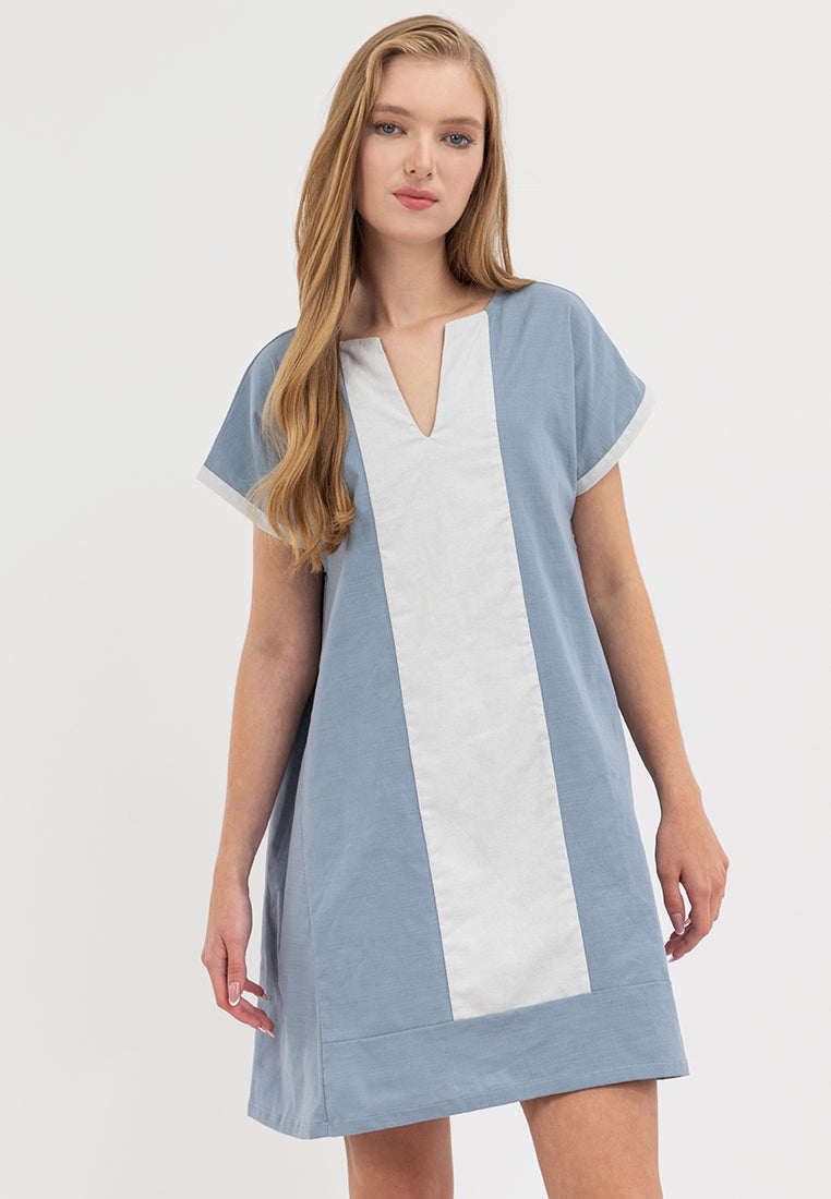 Giselle Two Tone Tunic Dress