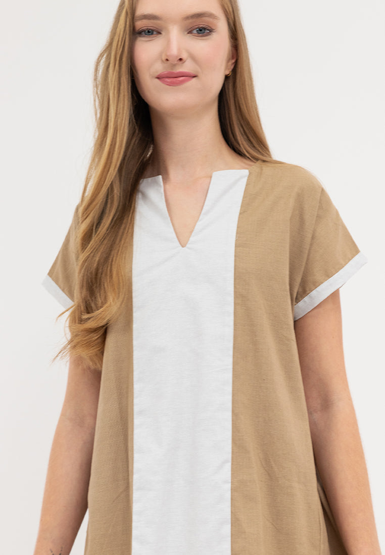 Giselle Two Tone Tunic Dress
