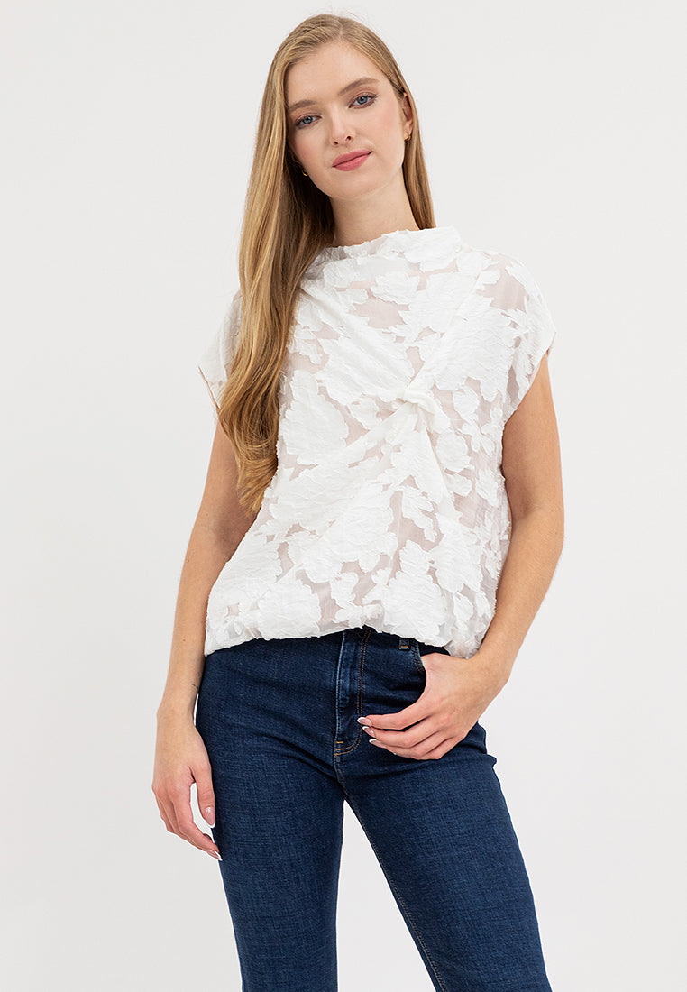 Hera Short Sleeves Lace Top