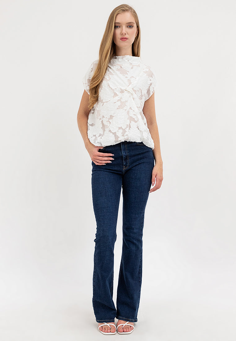 Hera Short Sleeves Lace Top