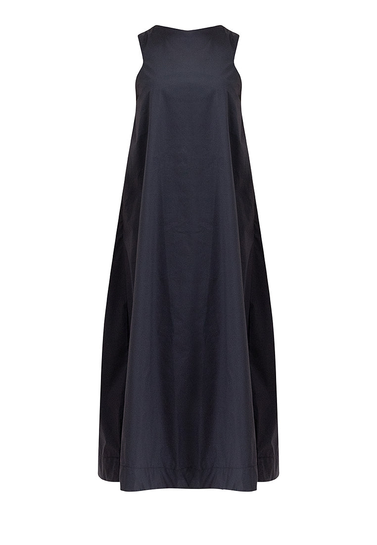 Imogen Halter Sleeves Maxi Dress