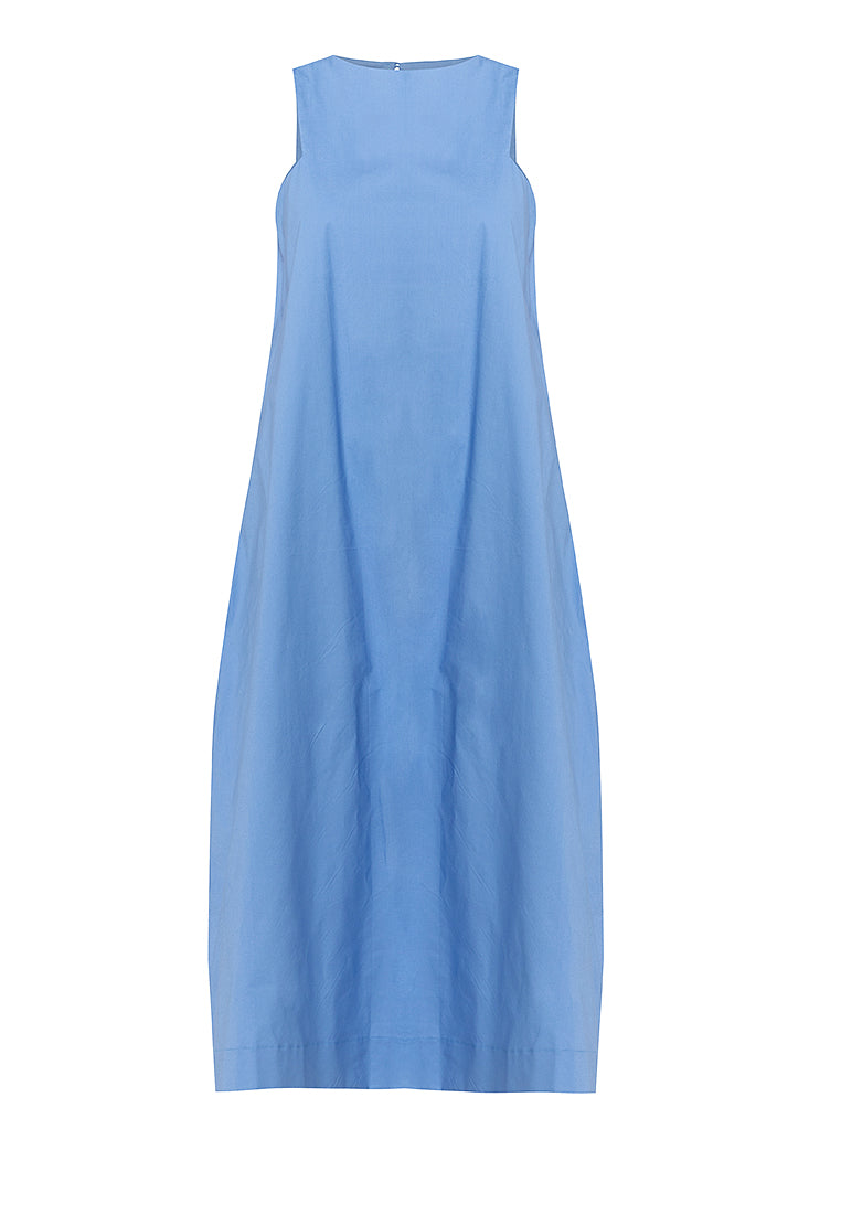 Imogen Halter Sleeves Maxi Dress