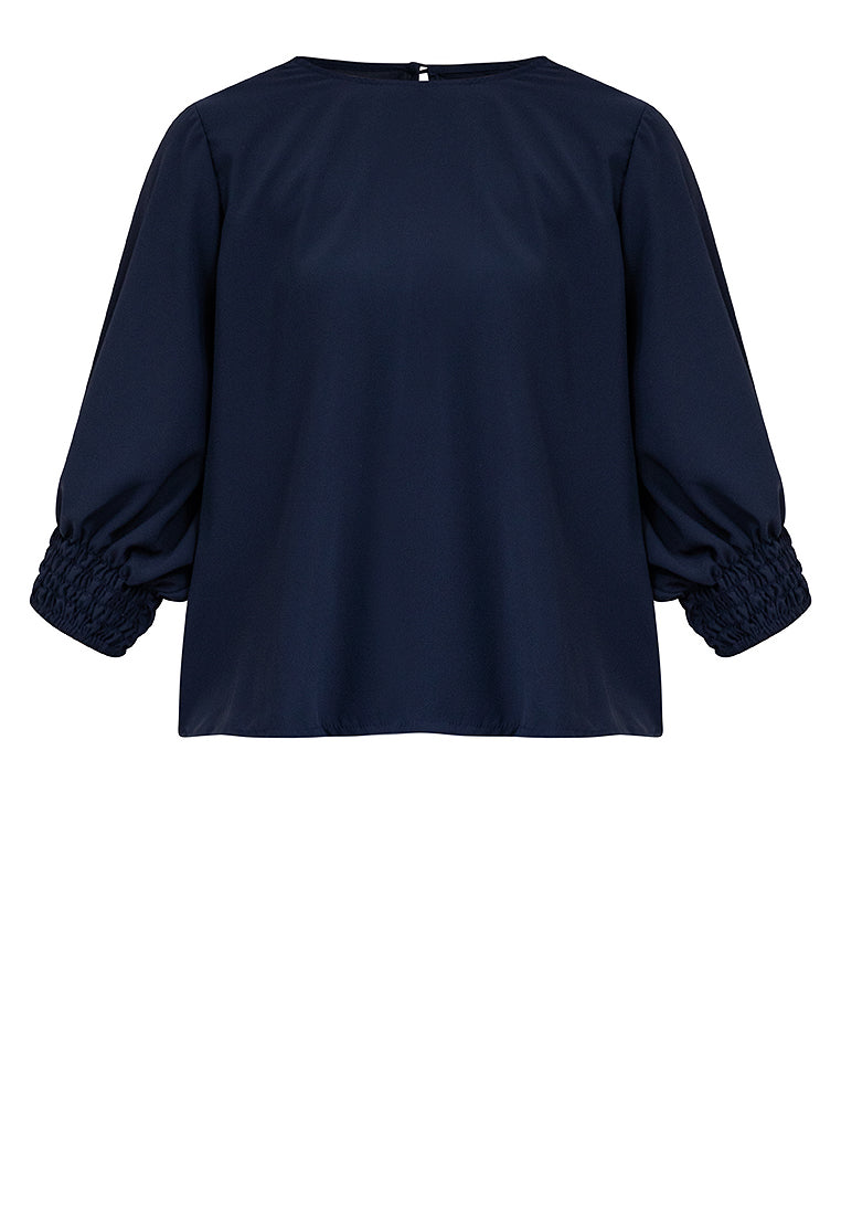 Inara Shirred Cuff Sleeves Top