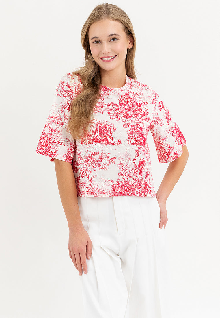 Kyra Short Sleeves Loose Top