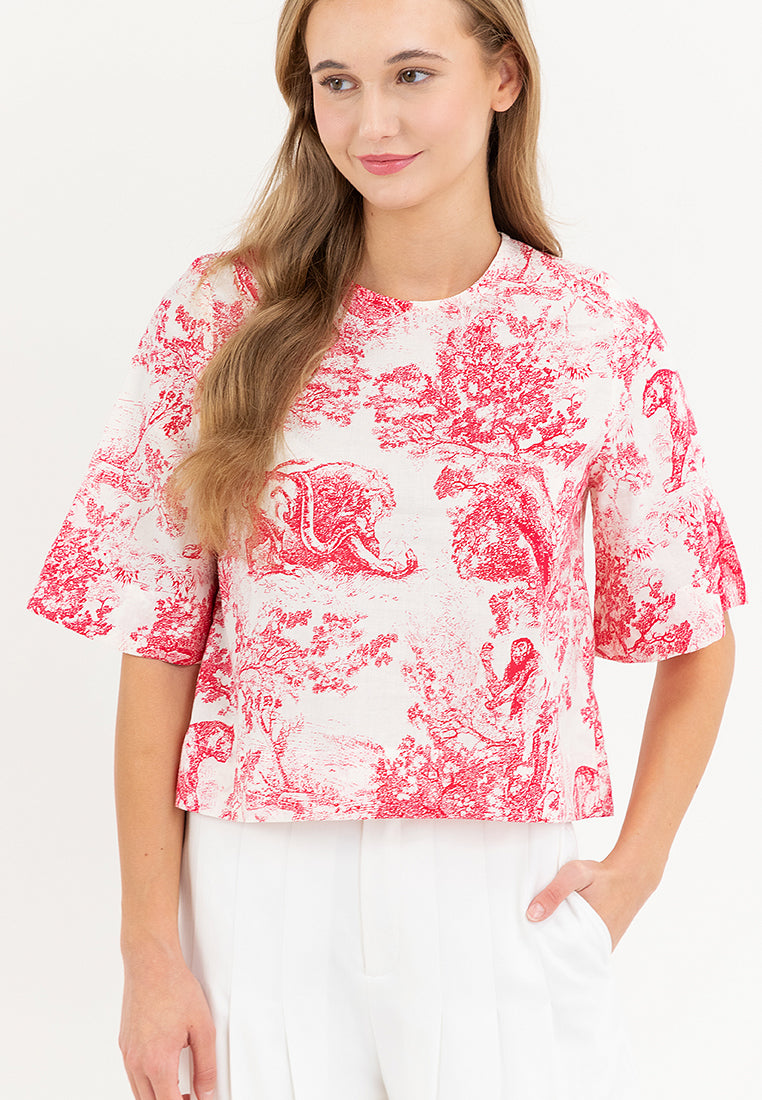 Kyra Short Sleeves Loose Top