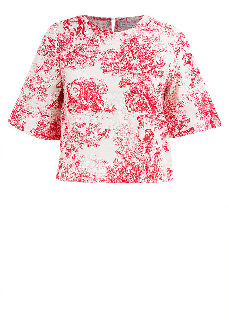 Kyra Short Sleeves Loose Top