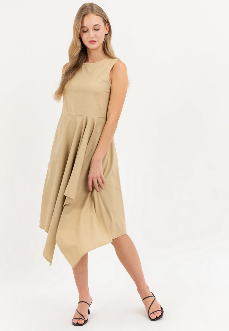 Noemi Asymmetric Hem Short Dress
