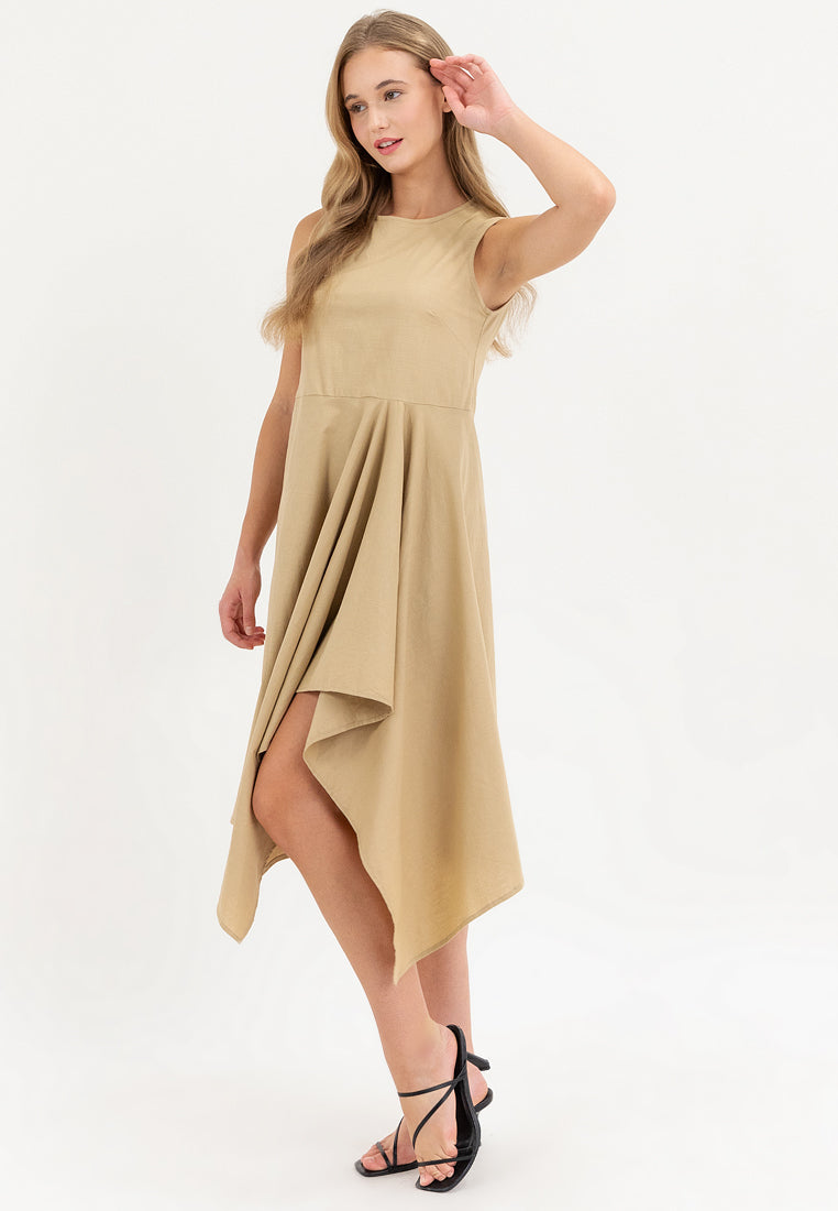 Noemi Asymmetric Hem Short Dress