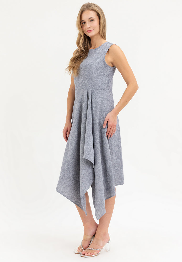 Noemi Asymmetric Hem Short Dress