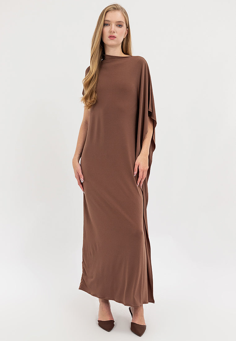 Pia Asymmetric Maxi Dress - Cole Vintage