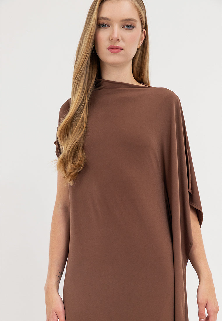 Pia Asymmetric Maxi Dress - Cole Vintage