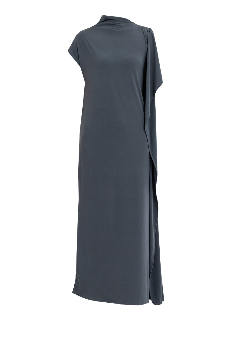 Pia Asymmetric Maxi Dress - Cole Vintage