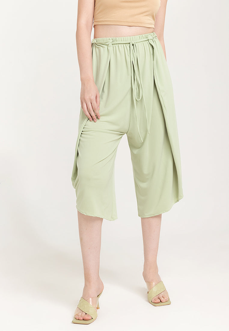 Sigrid Drawstring Waistband Jersey Culottes