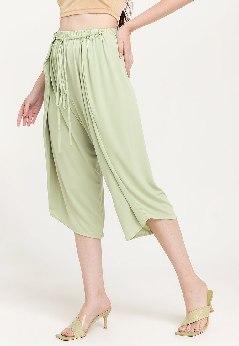 Sigrid Drawstring Waistband Jersey Culottes