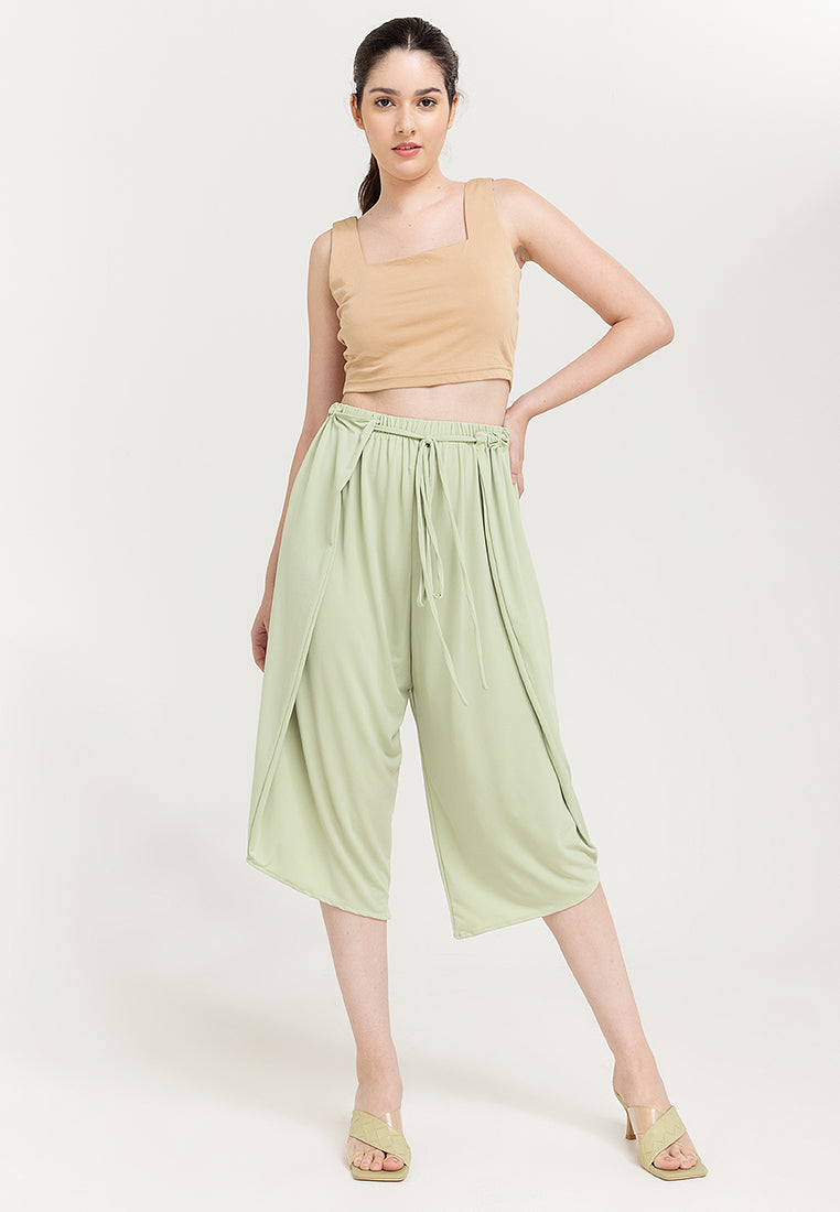 Sigrid Drawstring Waistband Jersey Culottes