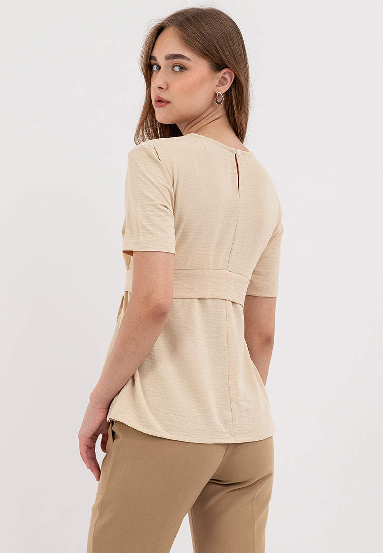 Sora Tie Waist Ribbon Top