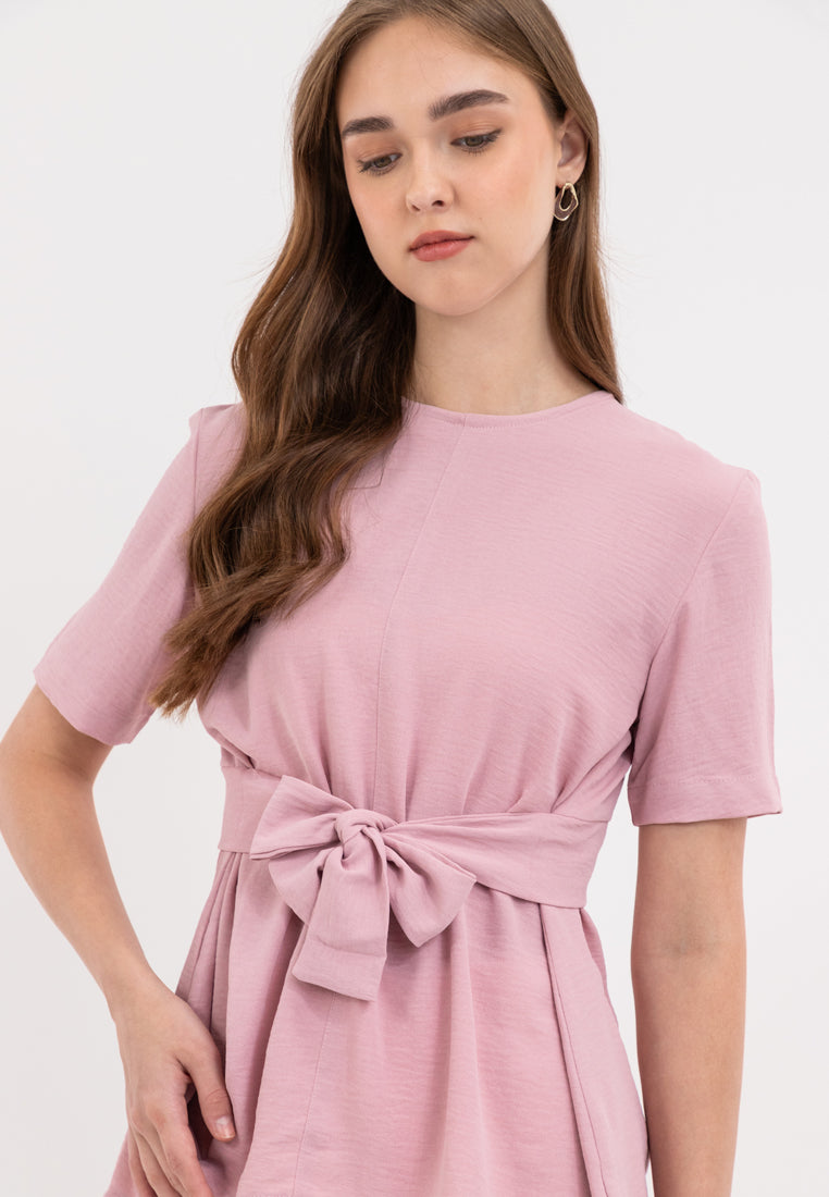 Sora Tie Waist Ribbon Top