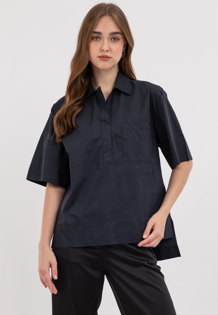 Yuna Collared Neckline Top