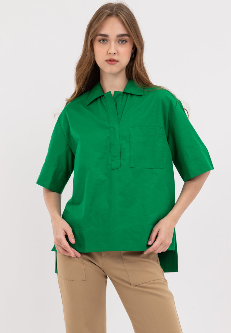 Yuna Collared Neckline Top