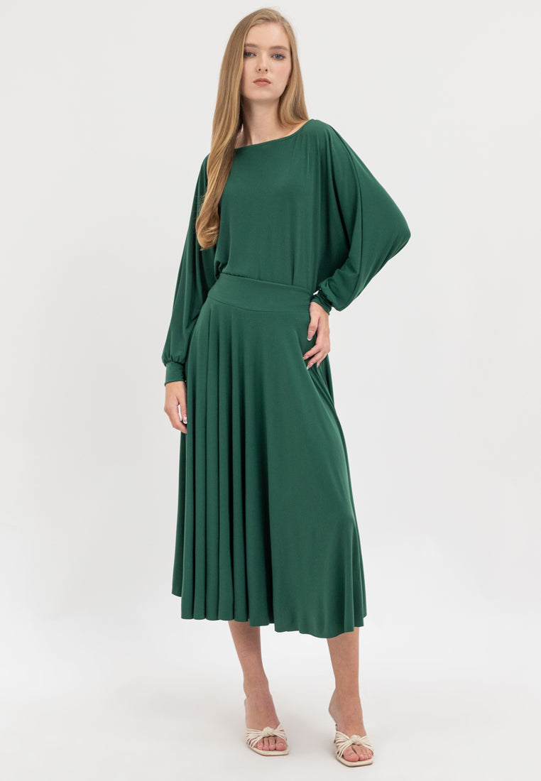 Zanya A-Line Midi Skirt
