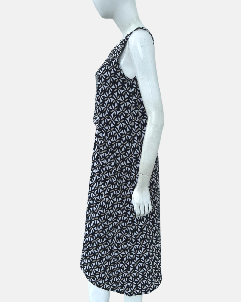 Reena Sleeveless Printed Jersey Short Dress