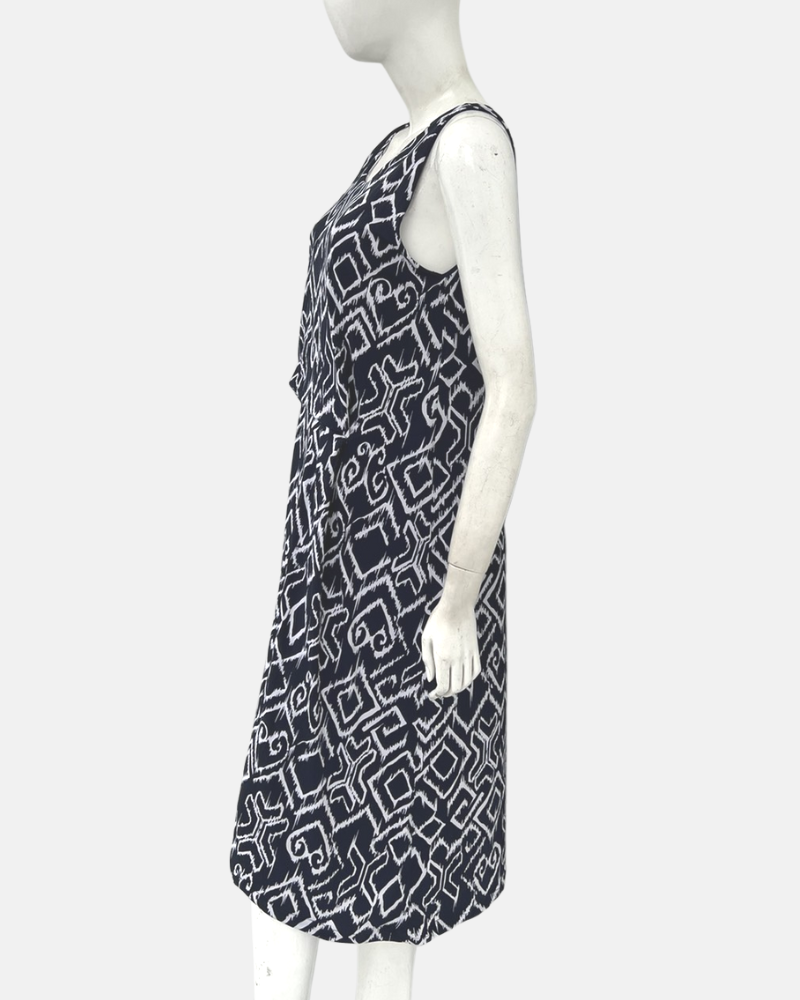 Reena Sleeveless Printed Jersey Short Dress