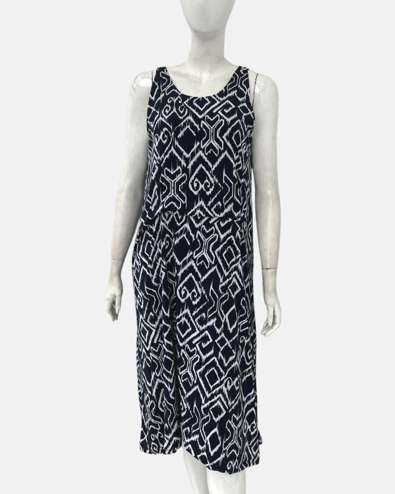 Reena Sleeveless Printed Jersey Short Dress