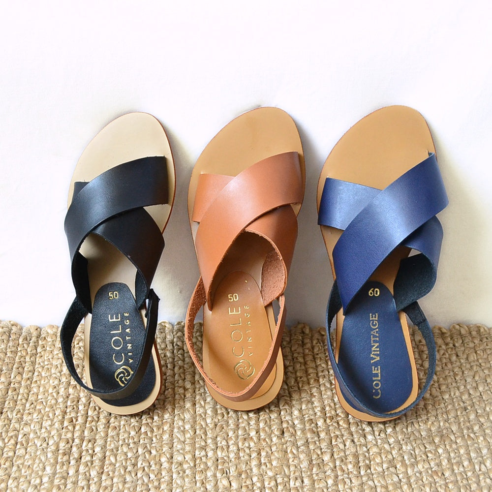 Avelino Slingback Mandals - Cole Vintage