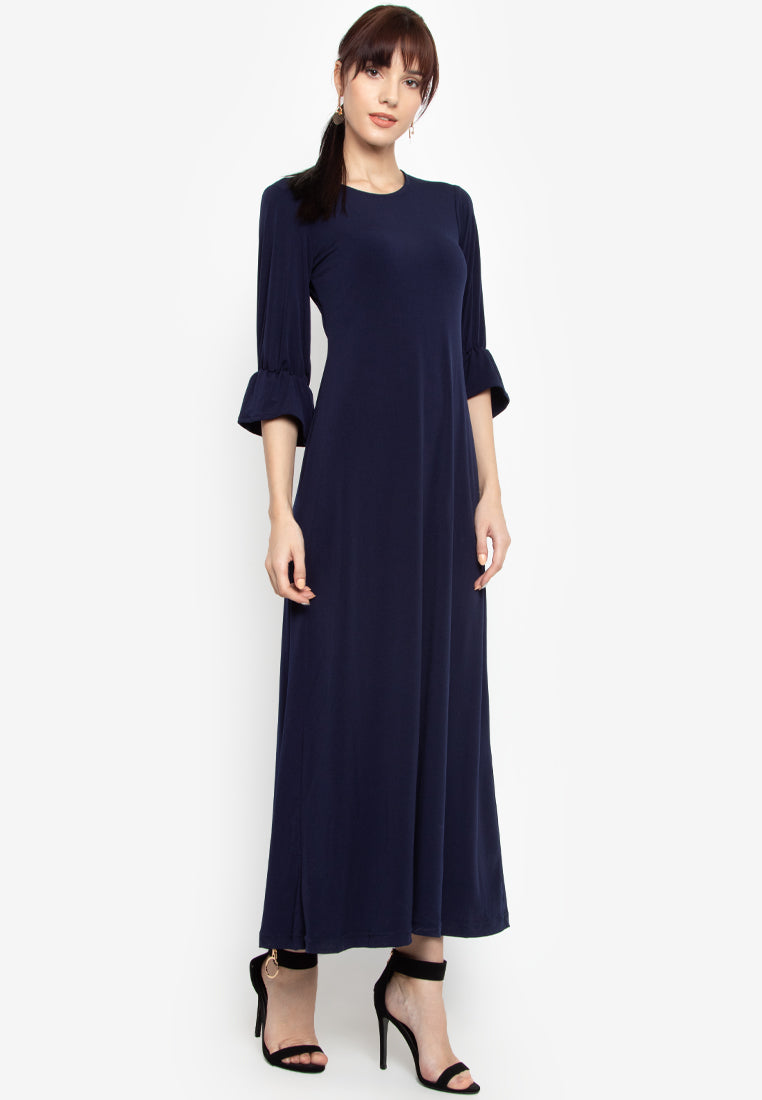Rita Half Sleeve Flowy Maxi Dress