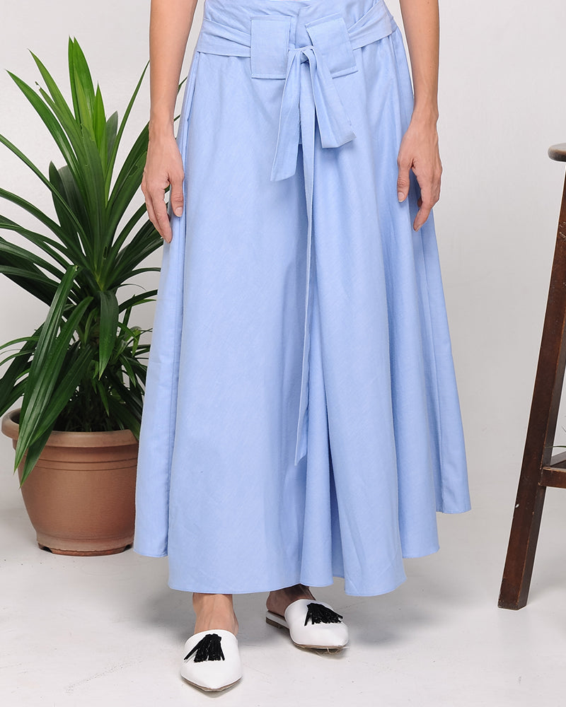 Amarantha Chambray Maxi Skirt