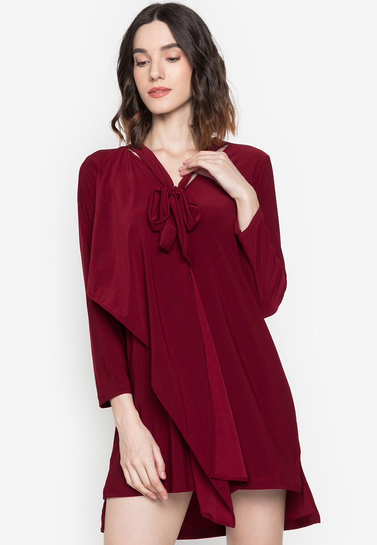 Briar Chic Tie-Front Mini Dress
